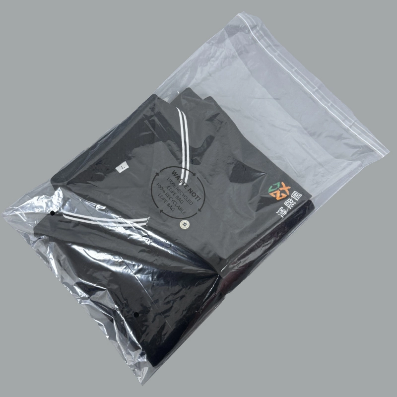 Zeal X는 맞춤형 인쇄 및 무거운 눈물 저항으로 100% 재활용 GRS- 인증 에코 친화적 인 비닐 봉지를 출시합니다.
